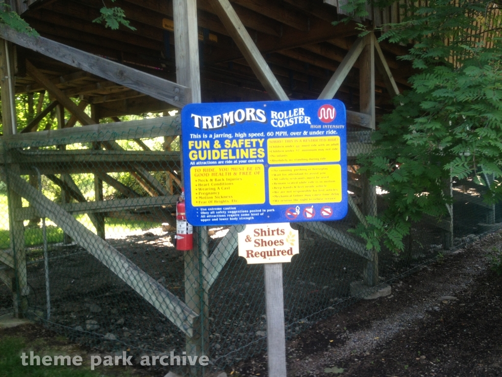 Tremors at Silverwood Theme Park and Boulder Beach Waterpark