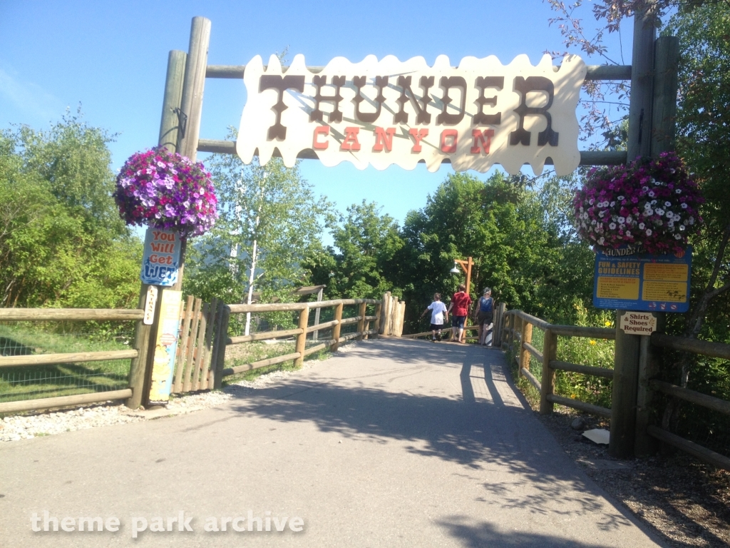 Thunder Canyon at Silverwood Theme Park and Boulder Beach Waterpark