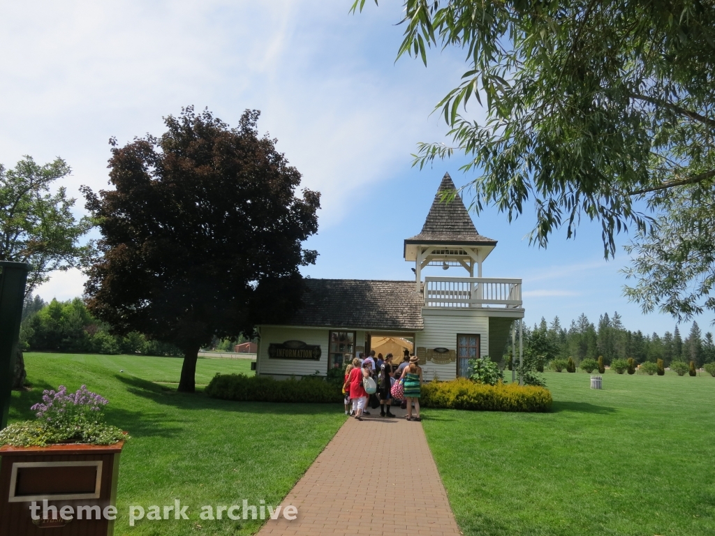 Main Street at Silverwood Theme Park and Boulder Beach Waterpark