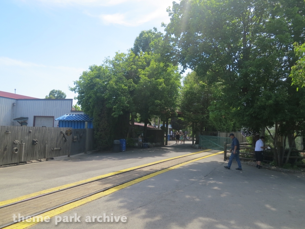 Main Street at Silverwood Theme Park and Boulder Beach Waterpark