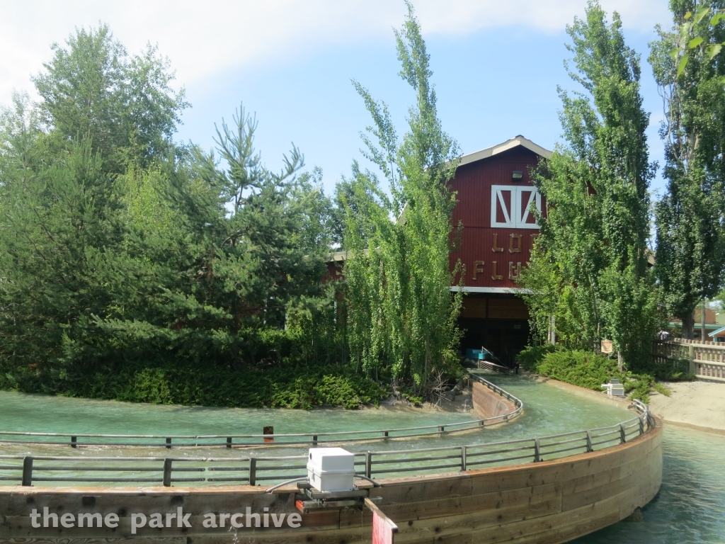 Log Flume at Silverwood Theme Park and Boulder Beach Waterpark