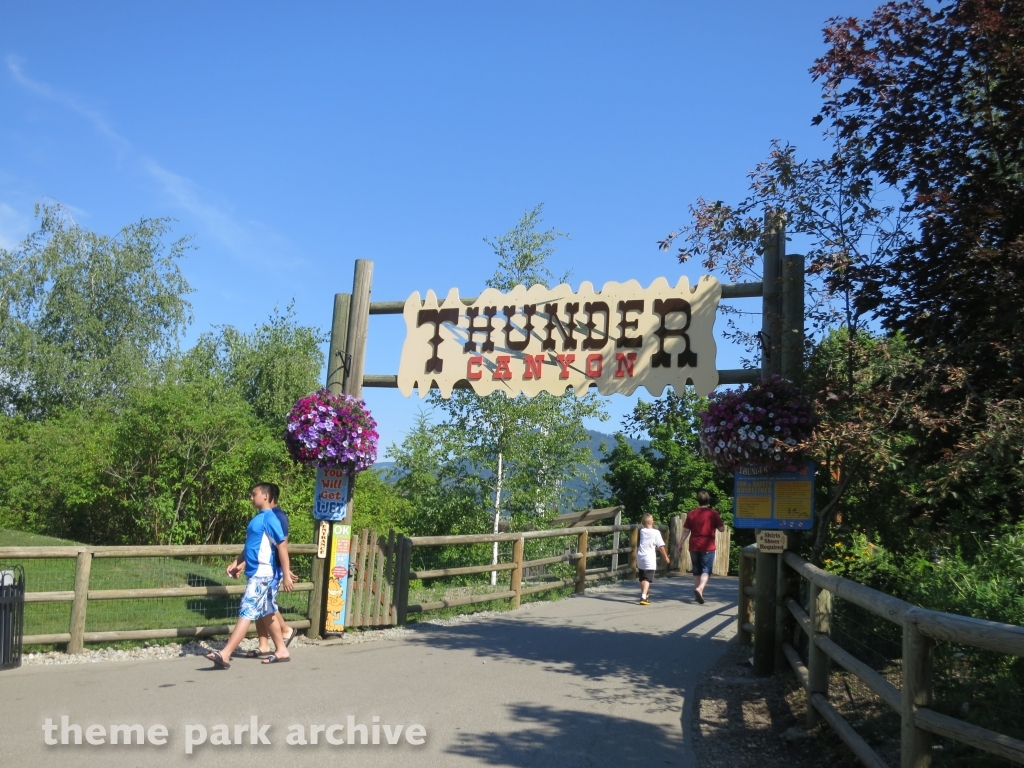 Thunder Canyon at Silverwood Theme Park and Boulder Beach Waterpark