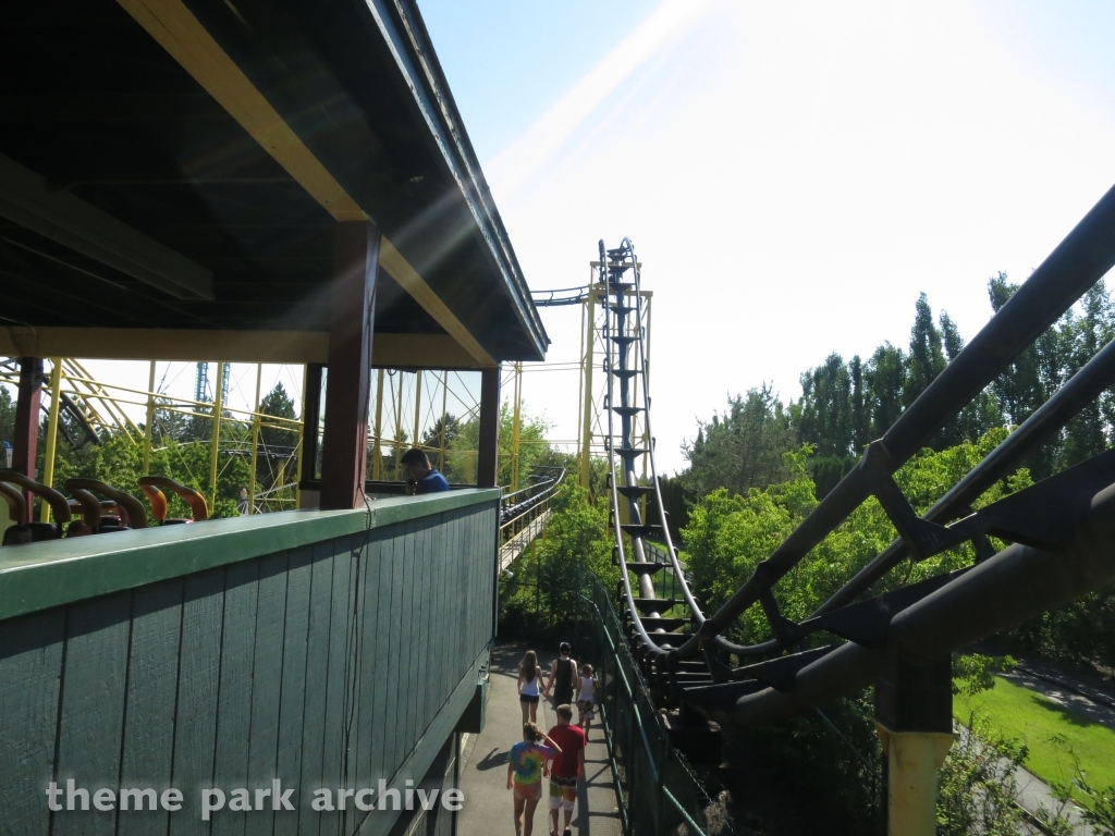 Corkscrew at Silverwood Theme Park and Boulder Beach Waterpark