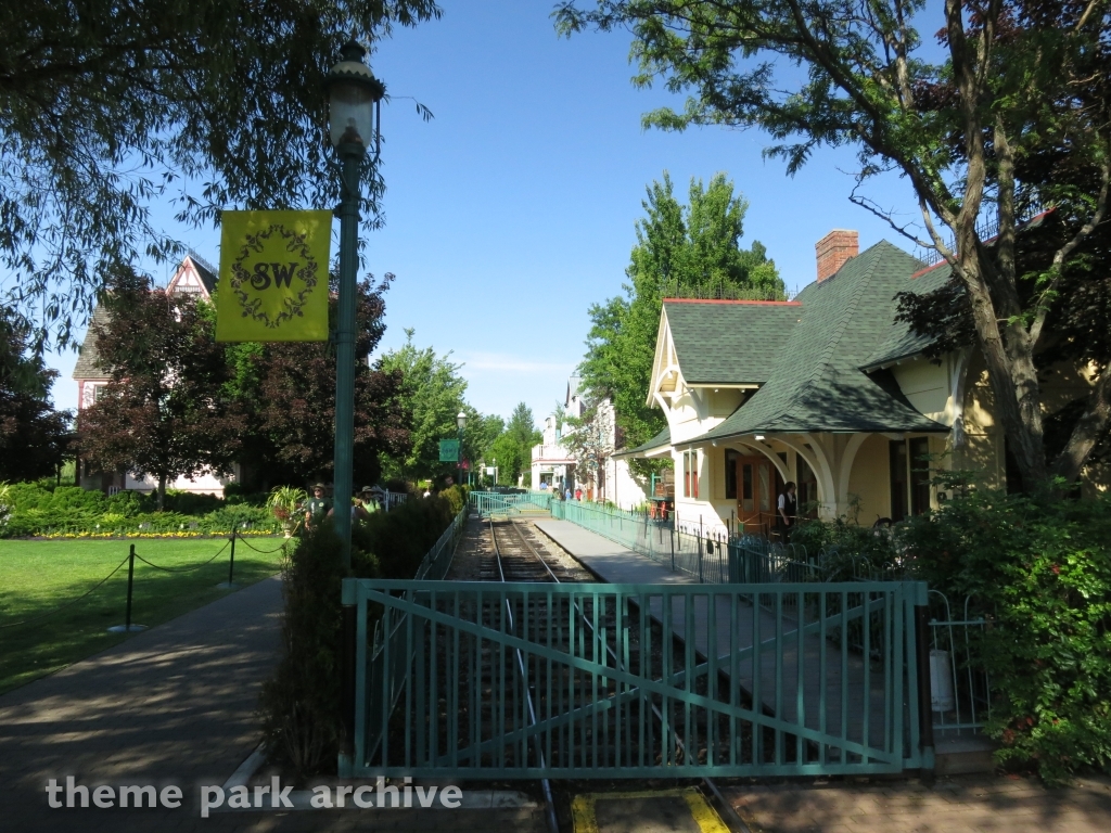 Train at Silverwood Theme Park and Boulder Beach Waterpark