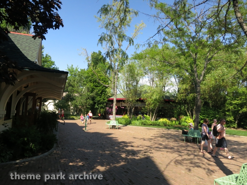 Main Street at Silverwood Theme Park and Boulder Beach Waterpark