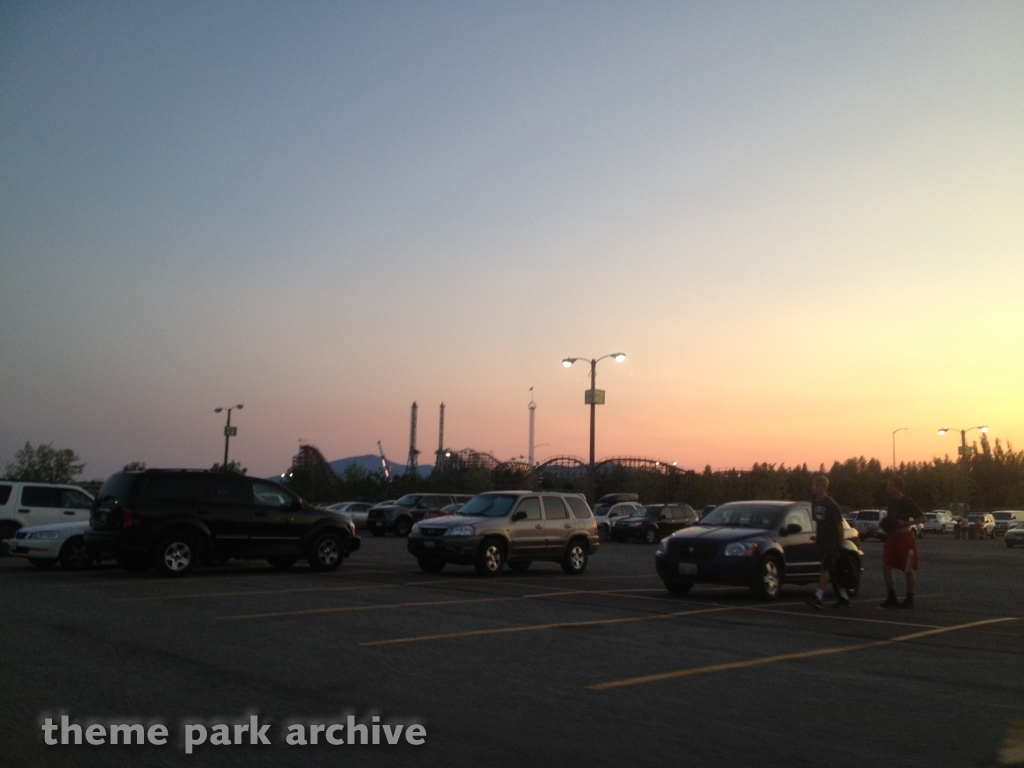 Main Street at Silverwood Theme Park and Boulder Beach Waterpark