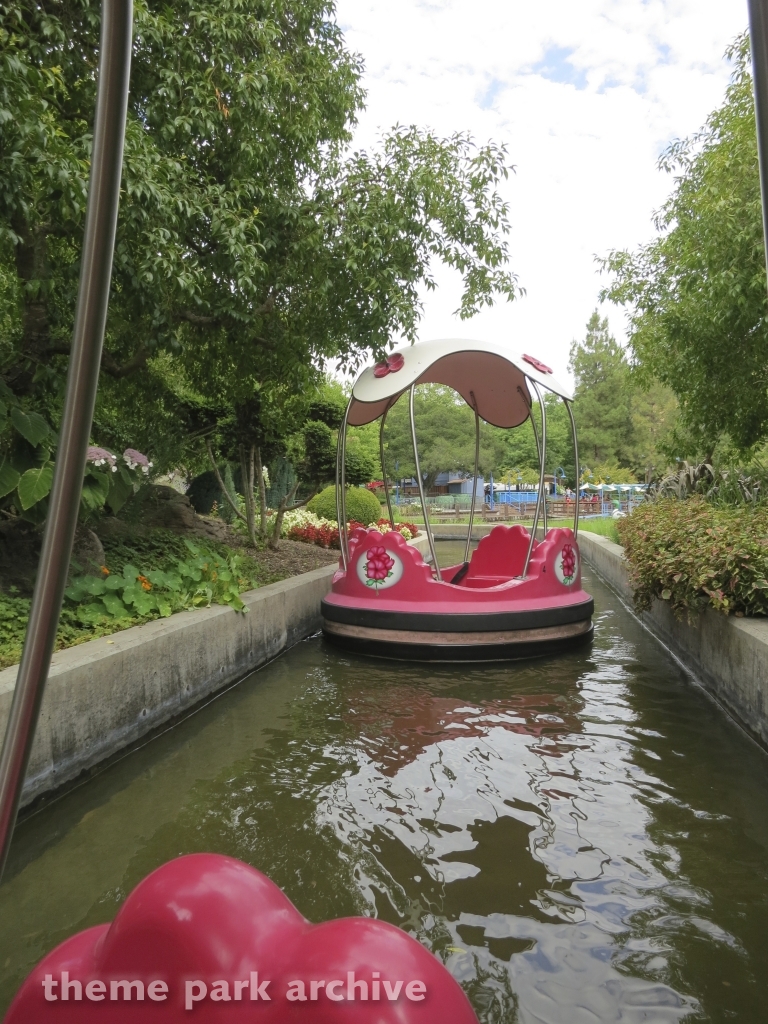 Rainbow Garden Round Boat Ride at Gilroy Gardens