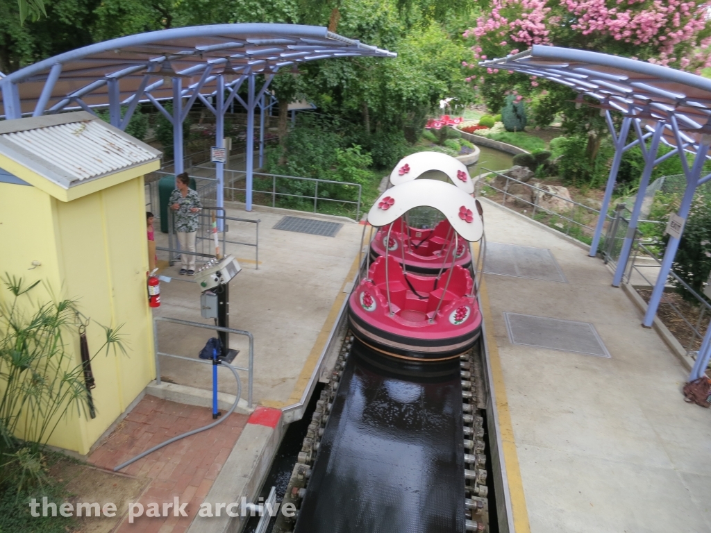 Rainbow Garden Round Boat Ride at Gilroy Gardens