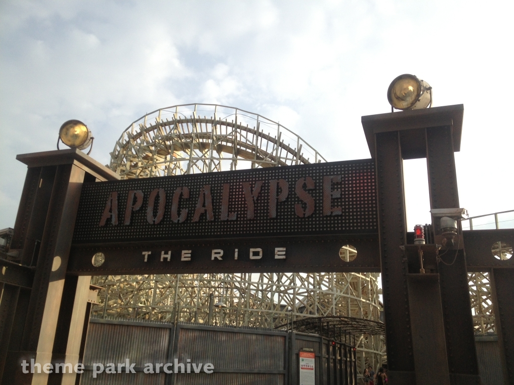 Apocalypse The Ride At Six Flags Magic Mountain Theme Park Archive