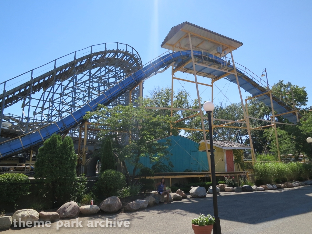 Rocky's Rapids Log Flume at Indiana Beach