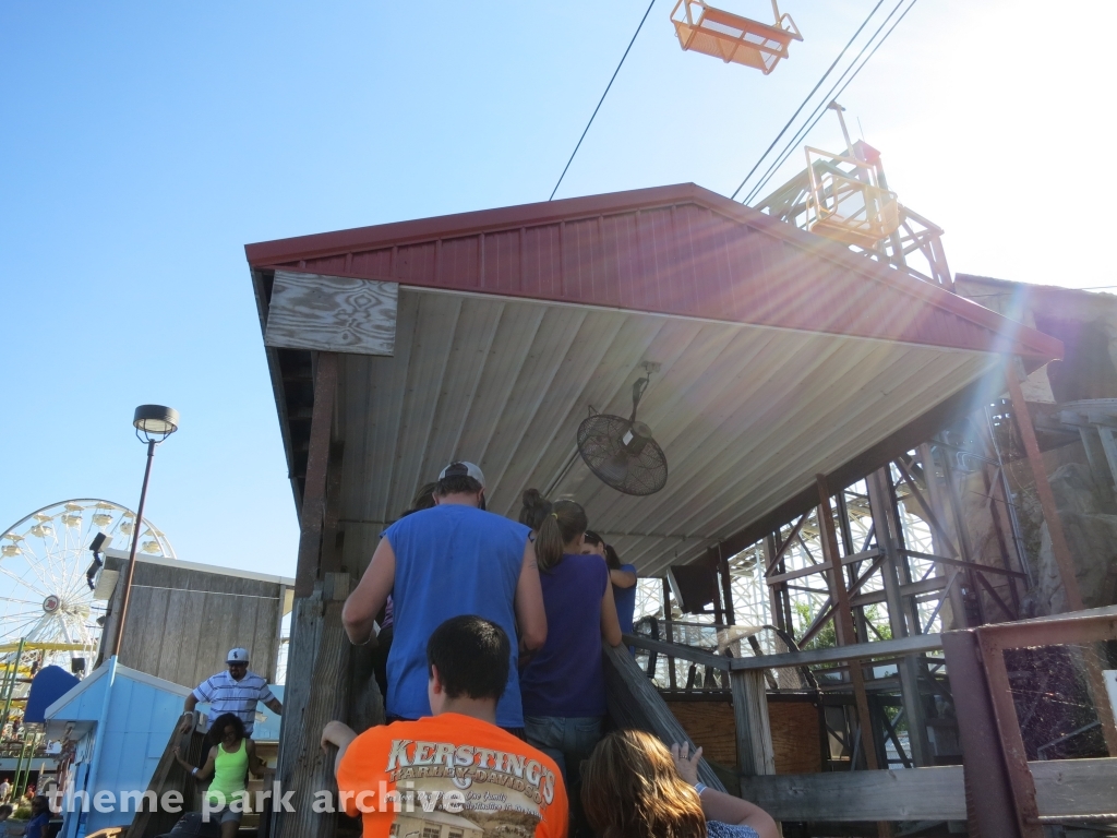 Lost Coaster of Superstition Mountain at Indiana Beach