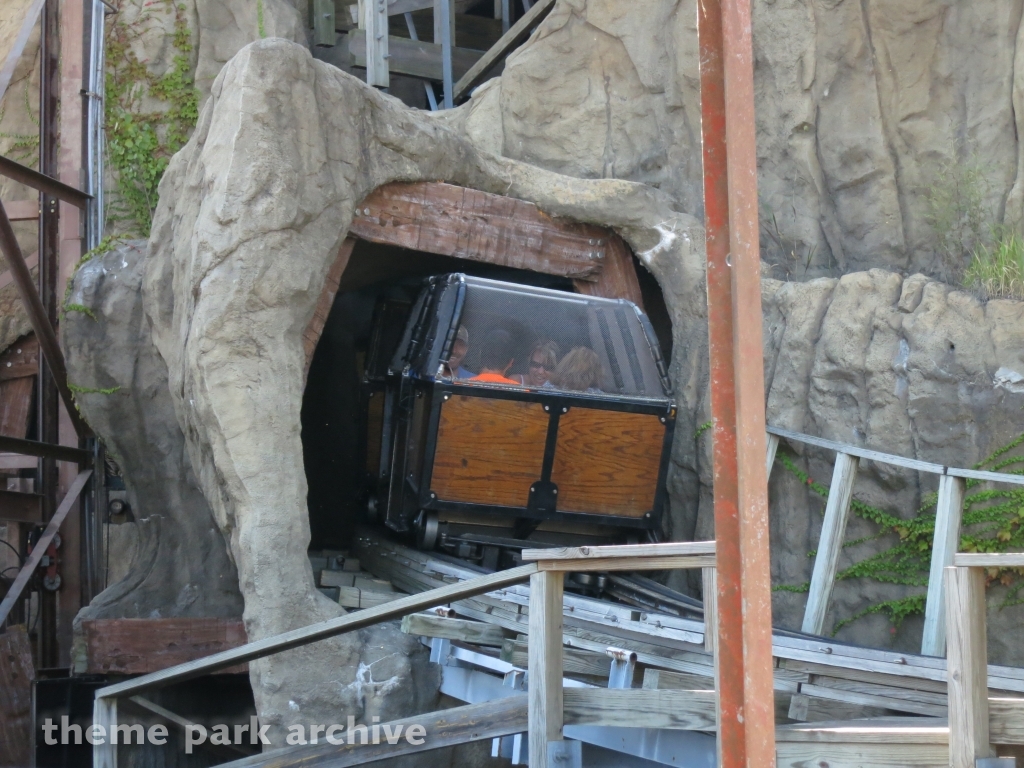 Lost Coaster of Superstition Mountain at Indiana Beach