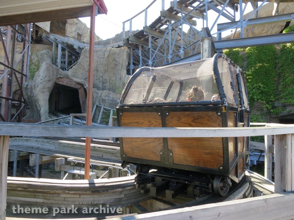 Lost Coaster of Superstition Mountain at Indiana Beach