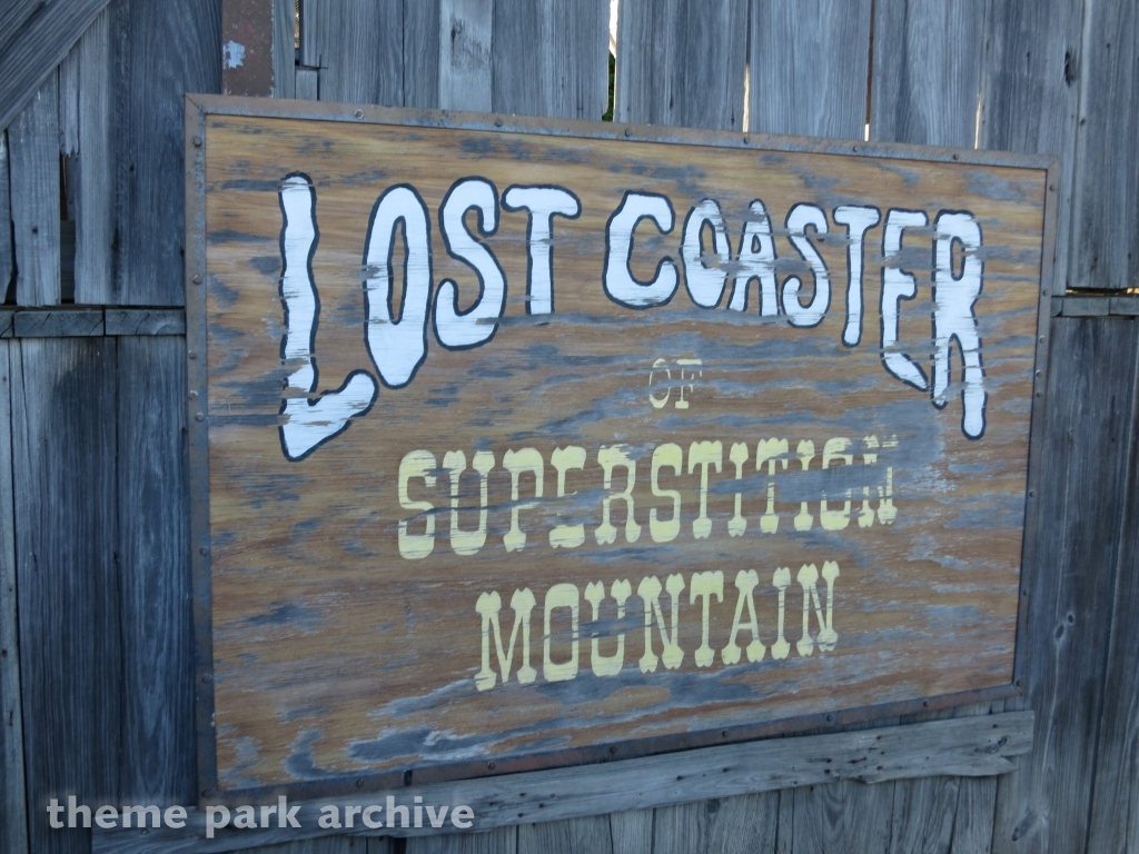 Lost Coaster of Superstition Mountain at Indiana Beach