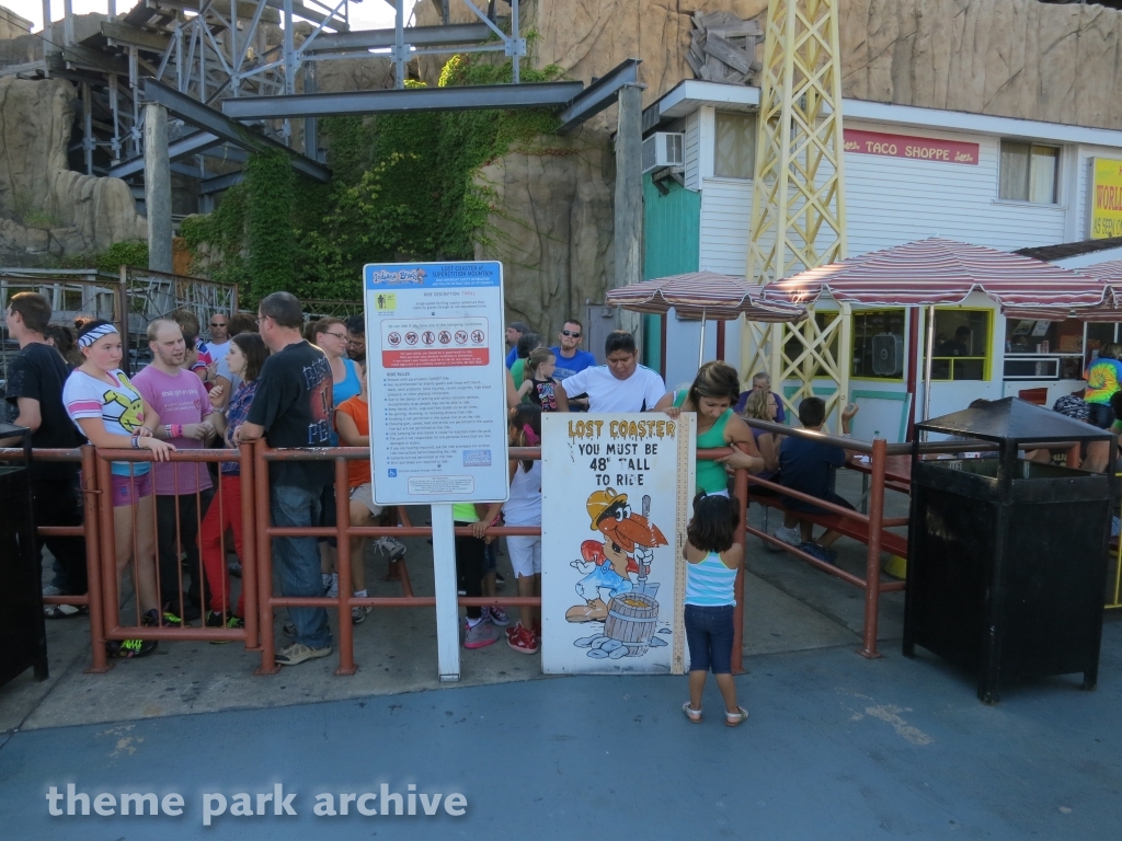 Lost Coaster of Superstition Mountain at Indiana Beach