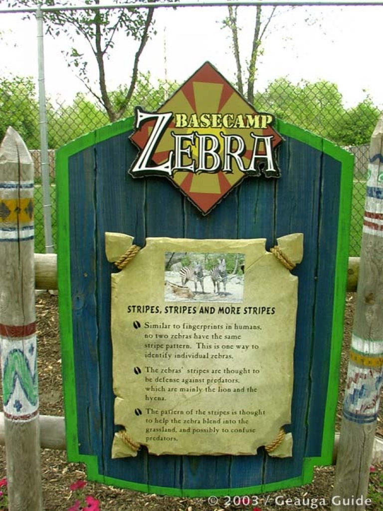 Base Camp Zebra at Geauga Lake