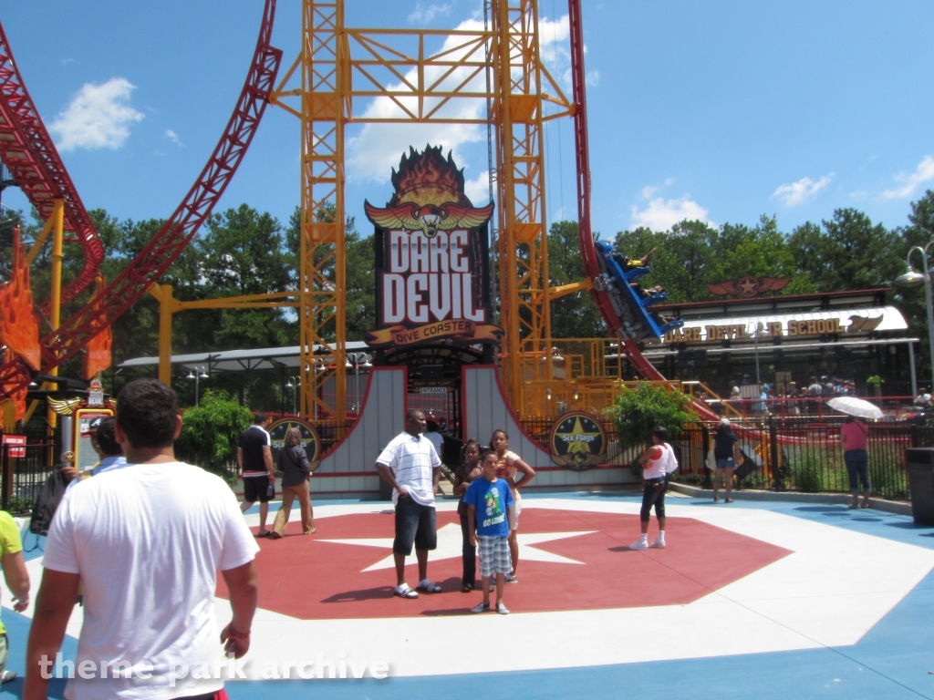 Dare Devil Dive at Six Flags Over Georgia