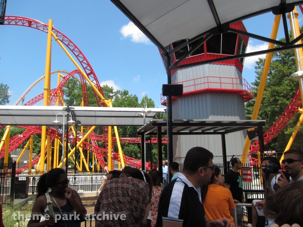 Dare Devil Dive at Six Flags Over Georgia