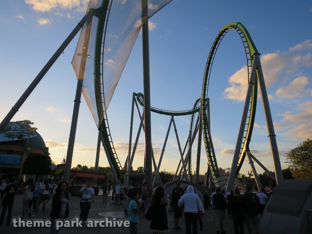 The Incredible Hulk Coaster at Universal City Walk Orlando