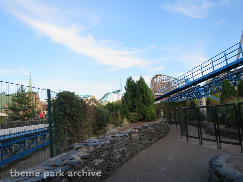 blue fire Megacoaster at Europa Park