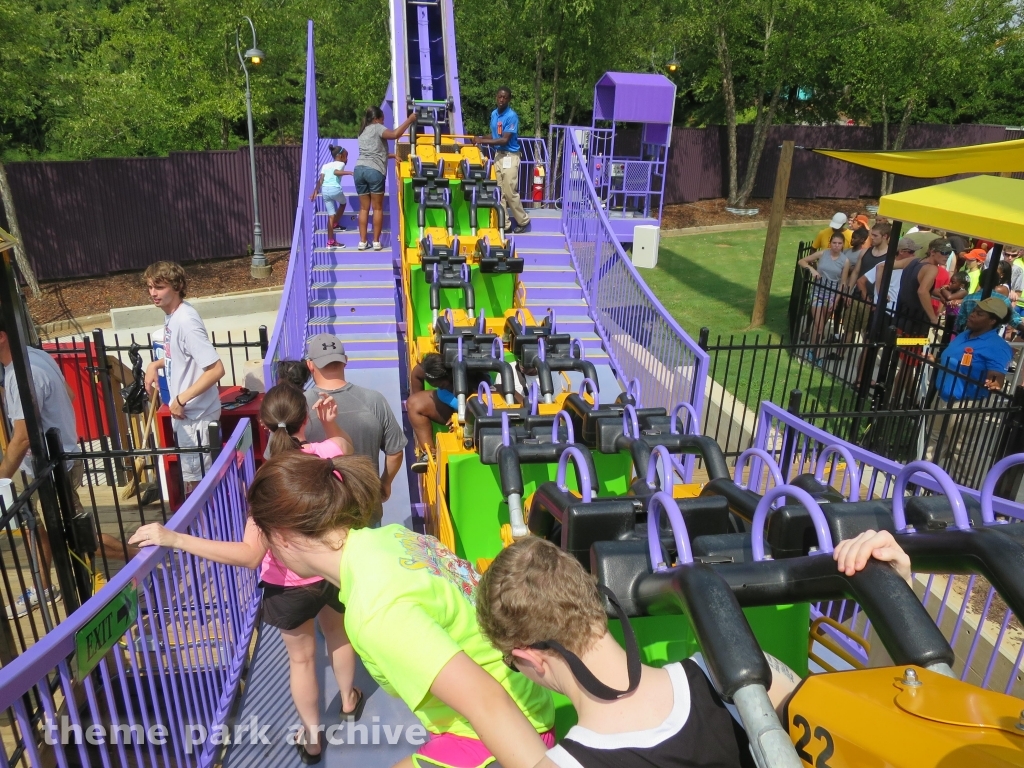 The Joker Chaos Coaster at Six Flags Over Georgia