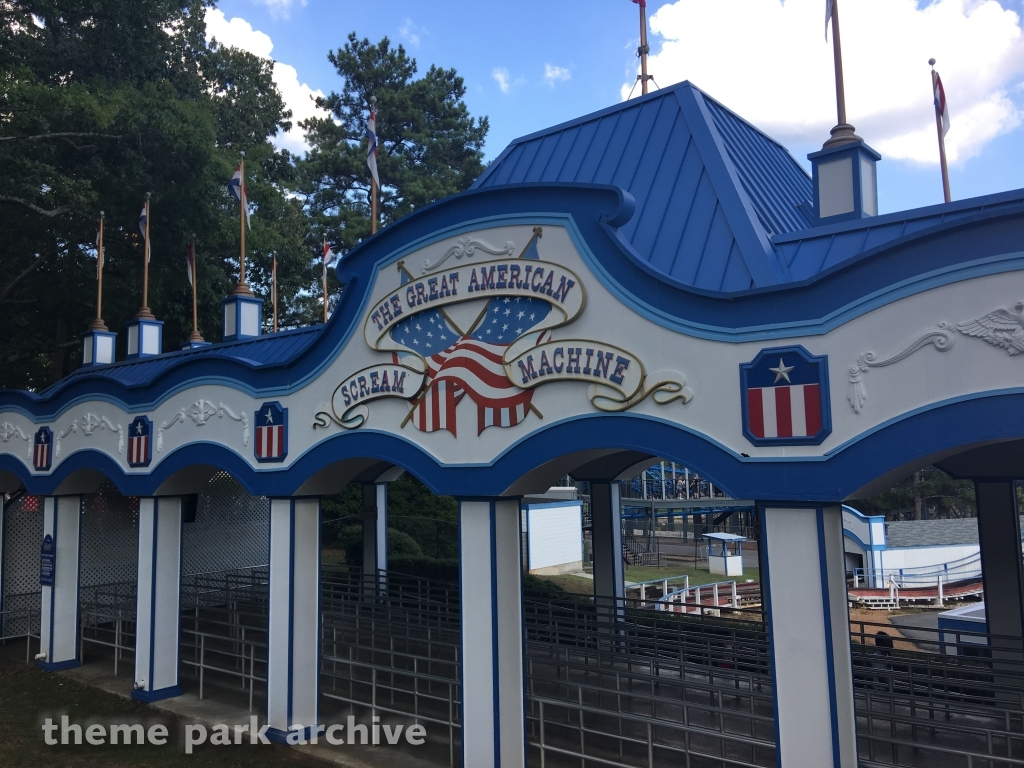 Great American Scream Machine at Six Flags Over Georgia