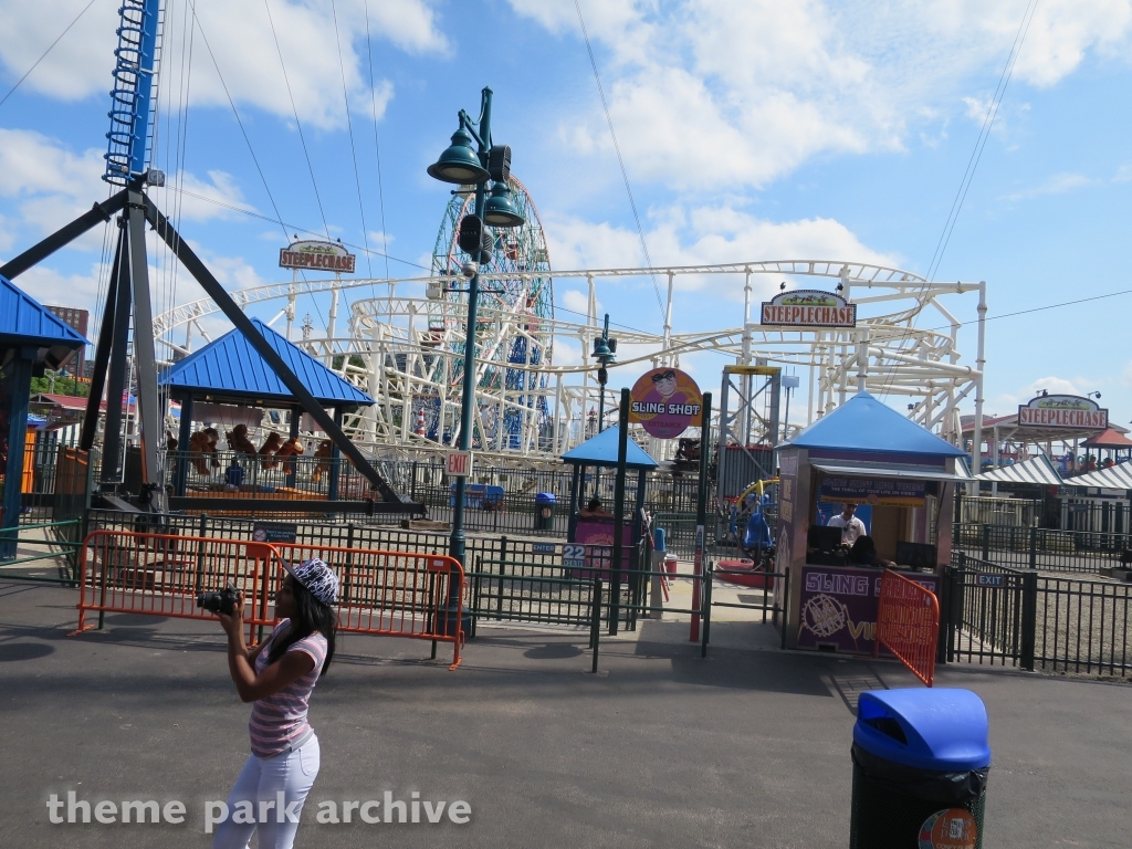 Steeplechase at Luna Park at Coney Island