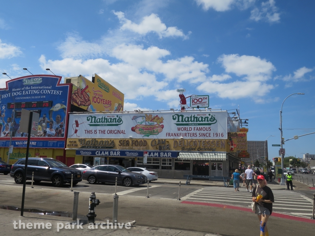 Nathan's at Luna Park at Coney Island