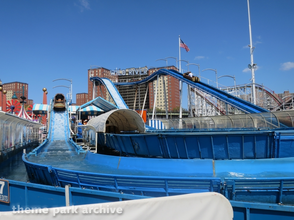 Wild River at Luna Park at Coney Island