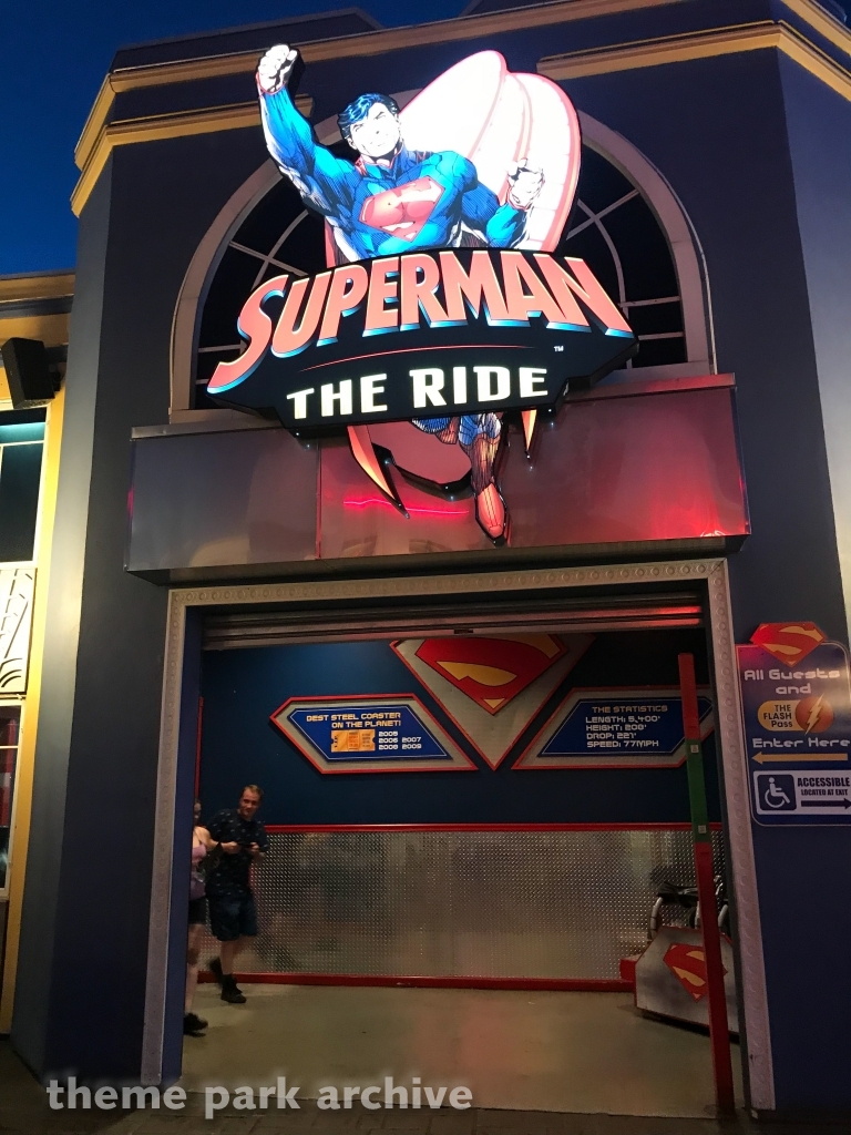 Superman The Ride at Six Flags New England