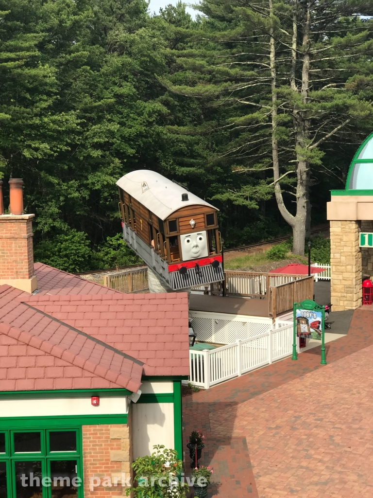 Toby's Tilting Tracks at Edaville Family Amusement Park