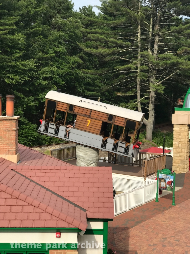 Toby's Tilting Tracks at Edaville Family Amusement Park