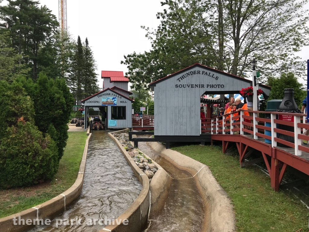 Thunder Falls Log Flume at Funtown Splashtown USA