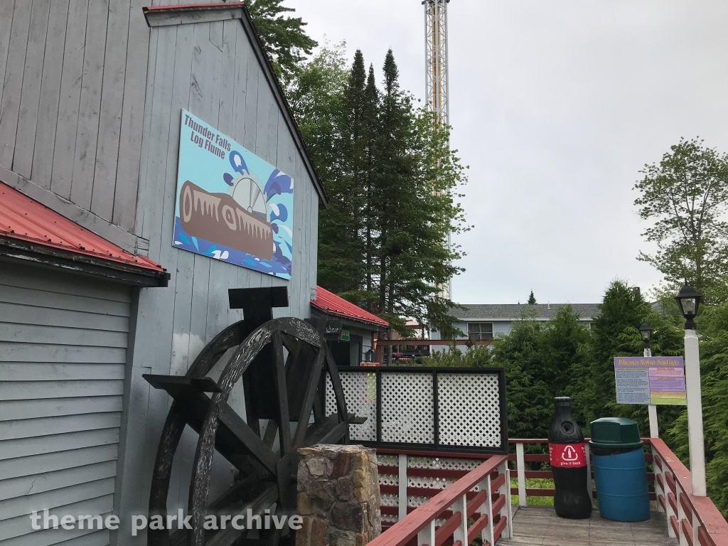 Thunder Falls Log Flume at Funtown Splashtown USA