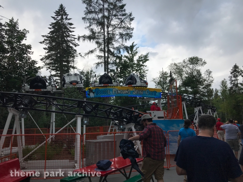 Poogee Penguin's Spin Out Coaster at Santa's Village