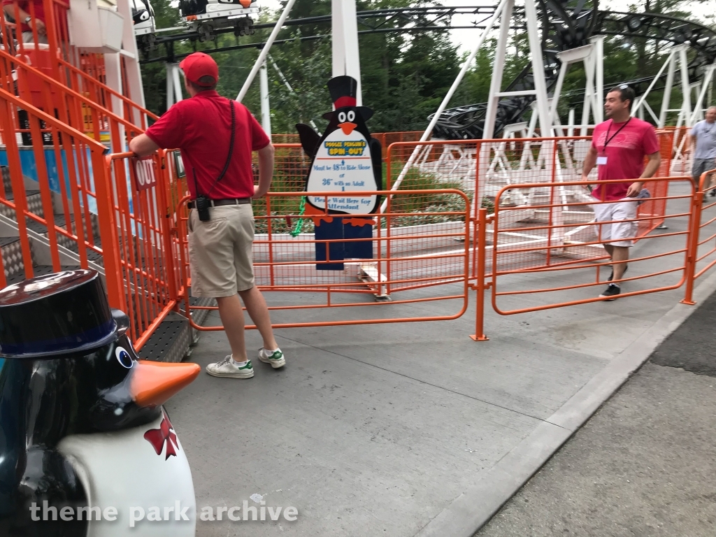 Poogee Penguin's Spin Out Coaster at Santa's Village