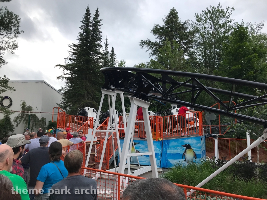 Poogee Penguin's Spin Out Coaster at Santa's Village