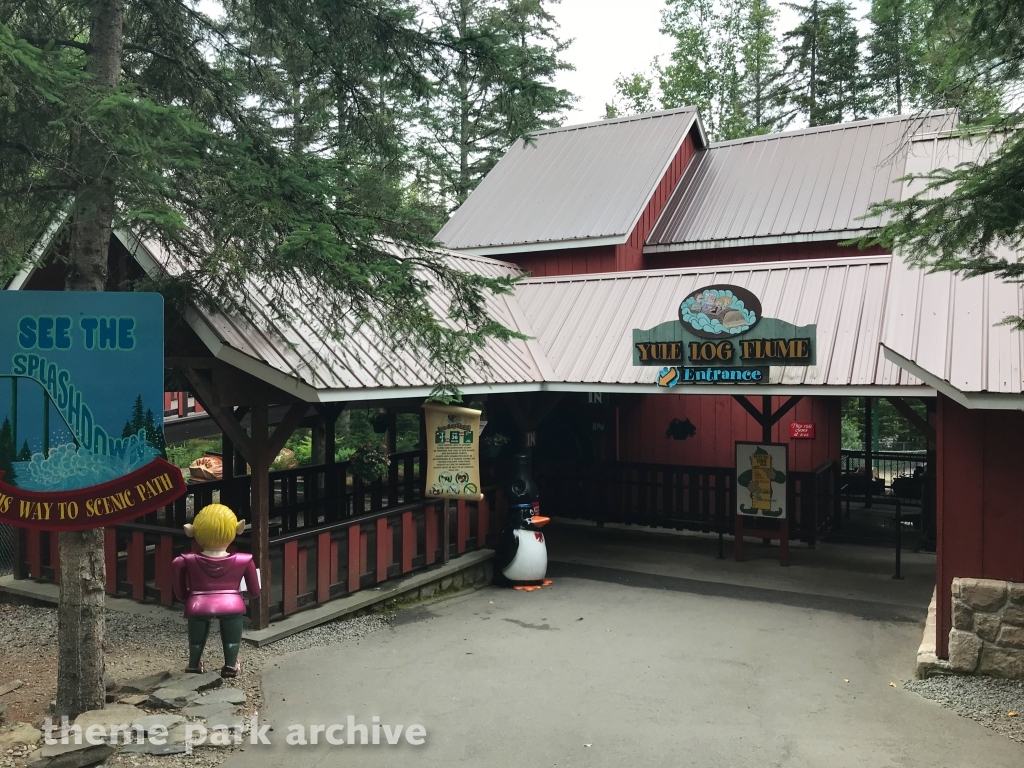 Yule Log Flume at Santa's Village