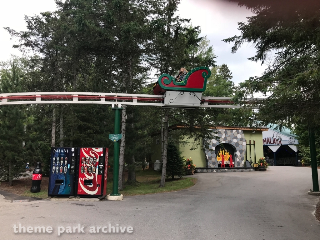 Skyway Sleigh Monorail at Santa's Village