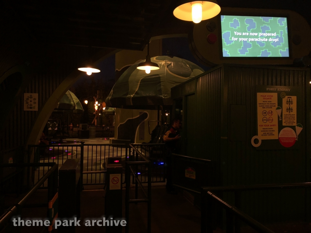 Toy Soldiers Parachute Drop at Disney Village