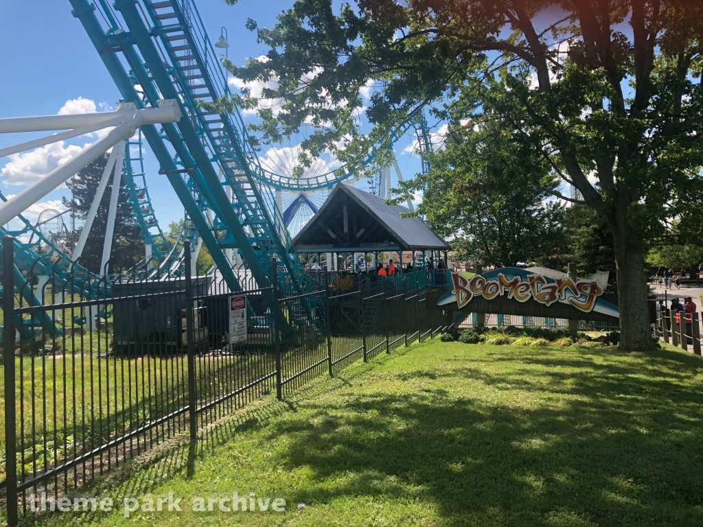 Boomerang at Six Flags Darien Lake