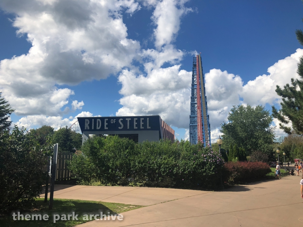 Ride of Steel at Six Flags Darien Lake