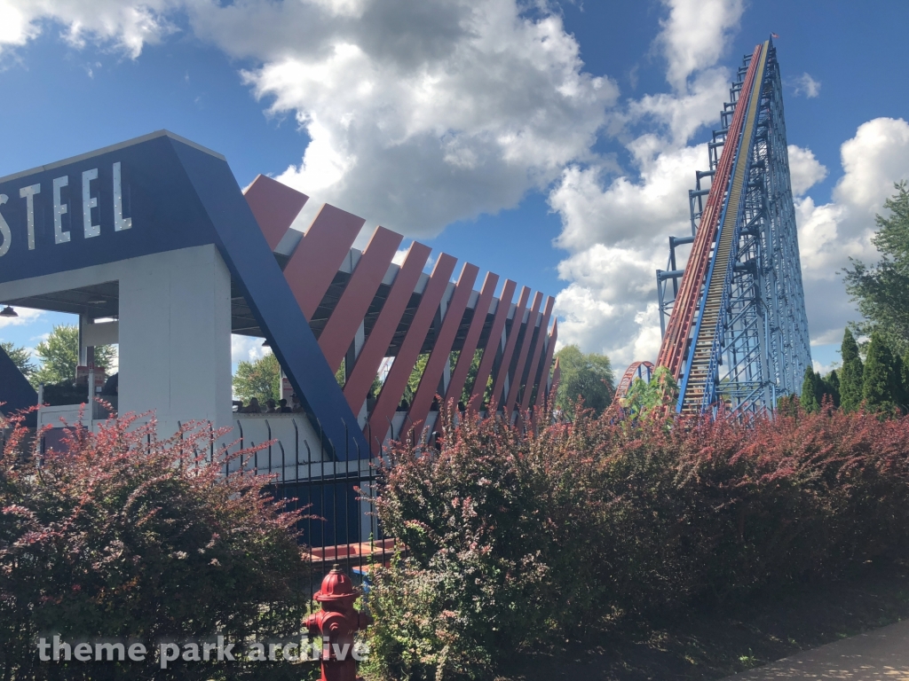 Ride of Steel at Six Flags Darien Lake