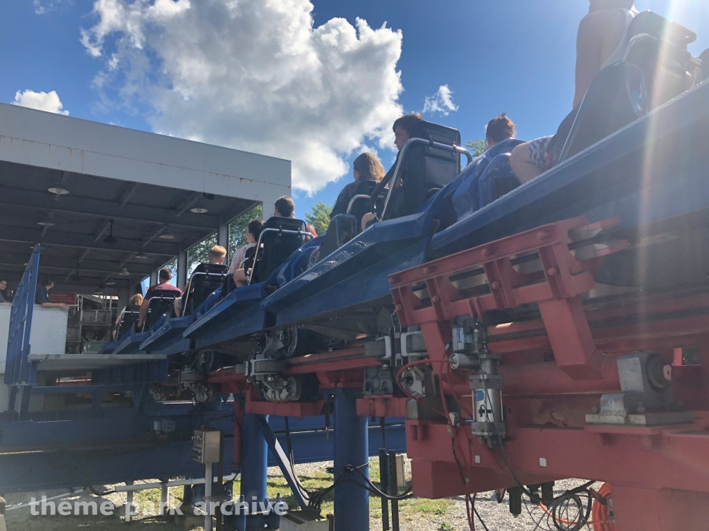 Ride of Steel at Six Flags Darien Lake