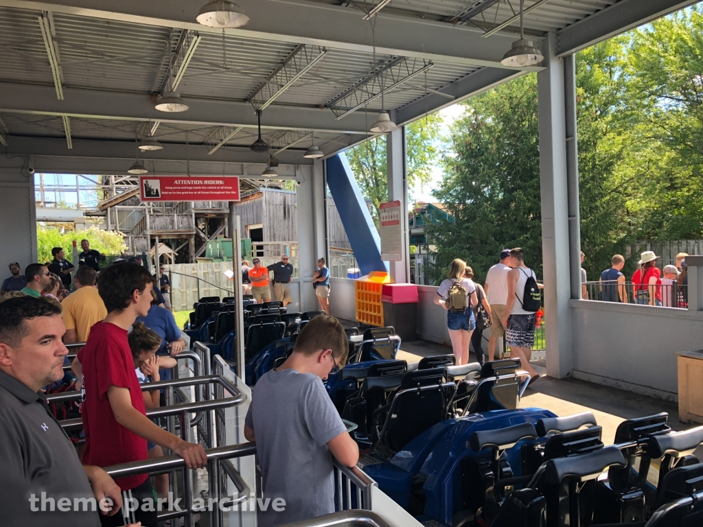 Ride of Steel at Six Flags Darien Lake