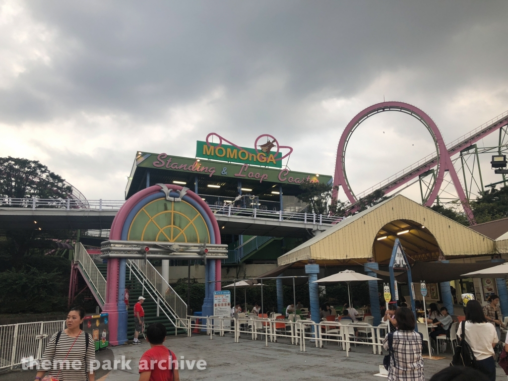 Loop Coaster MOMOnGA at Yomiuri Land