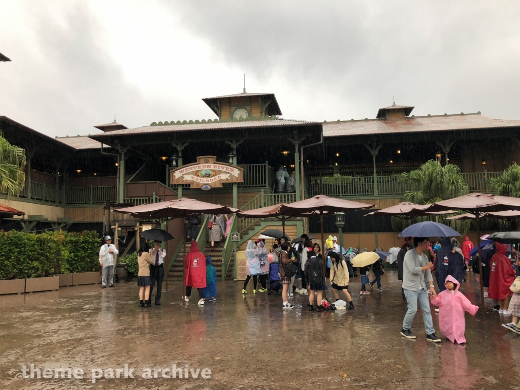 Western River Railroad at Tokyo Disneyland