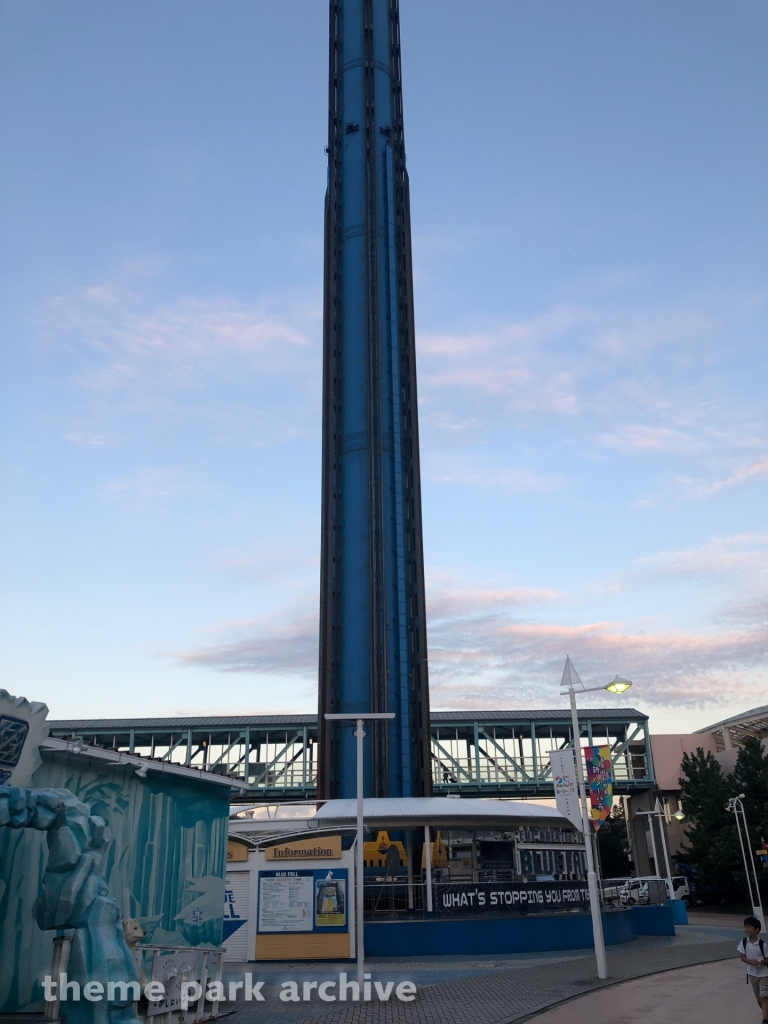 Blue Fall at Yokohama Hakkeijima Sea Paradise