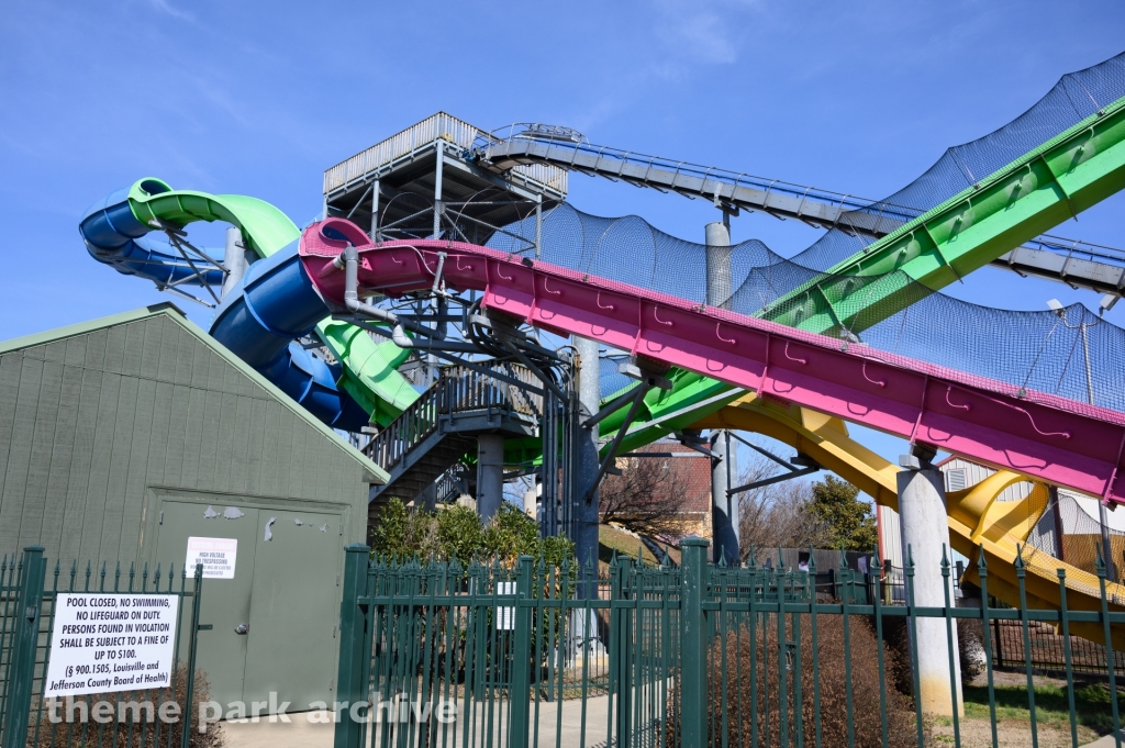 Deluge Water Coaster at Kentucky Kingdom