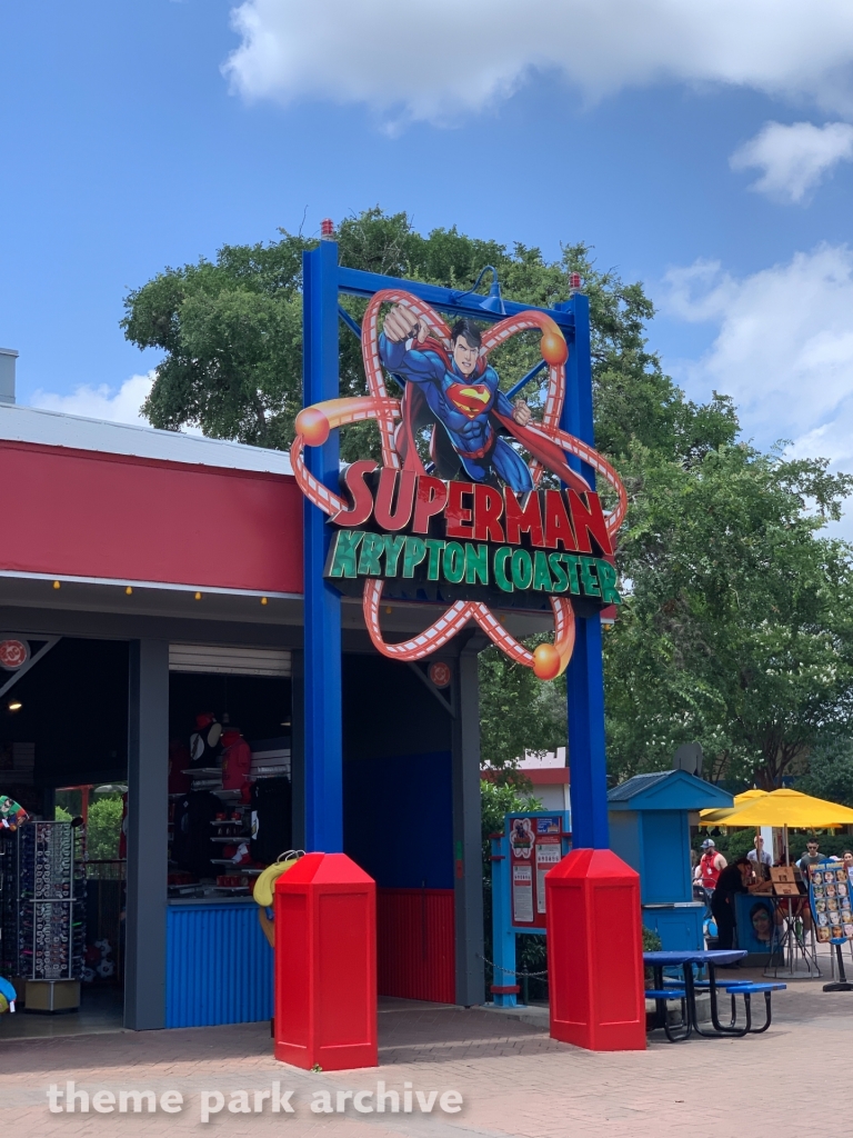 Superman Krypton Coaster at Six Flags Fiesta Texas